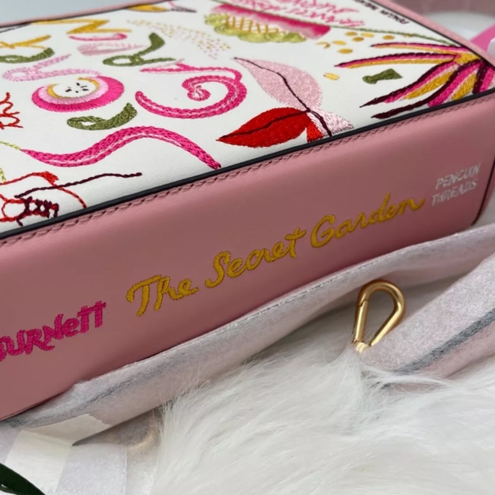 AUTH NWT $398 Kate Spade New York Storyteller Secret Garden Embroidered Bag NEW - Picture 7 of 9